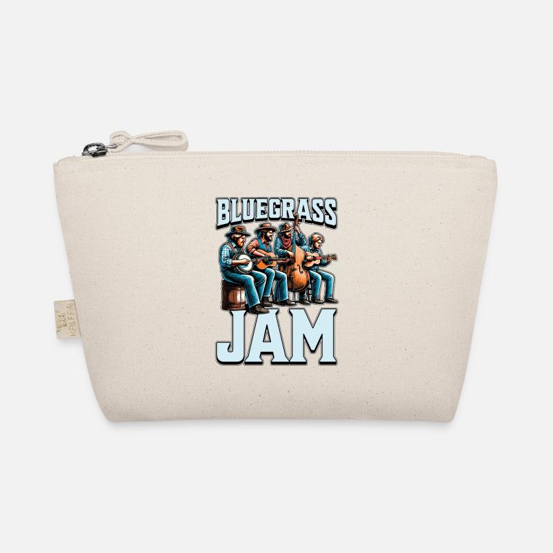 Bluegrass Jam String Instrument Folk Music Lover Organic Pouch