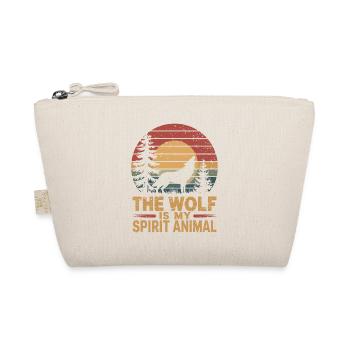 Wolf The Wolf Is My Spirit Animal - Bio-Täschchen - Natur - Vorne