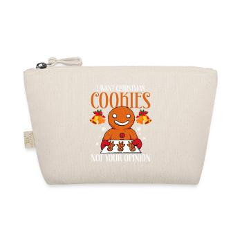 Je veux des biscuits de Noël, pas les vôtres - Trousse biologique - nature - Devant