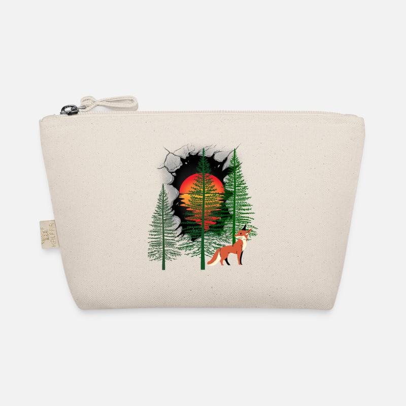 mystical forest fox foxes fairy tale children child Organic Pouch