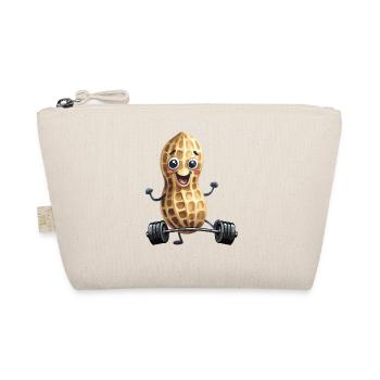 Peanut Bodybuilder Weight Strength Training Dumbbells Weight - Organic Pouch - nature - Front