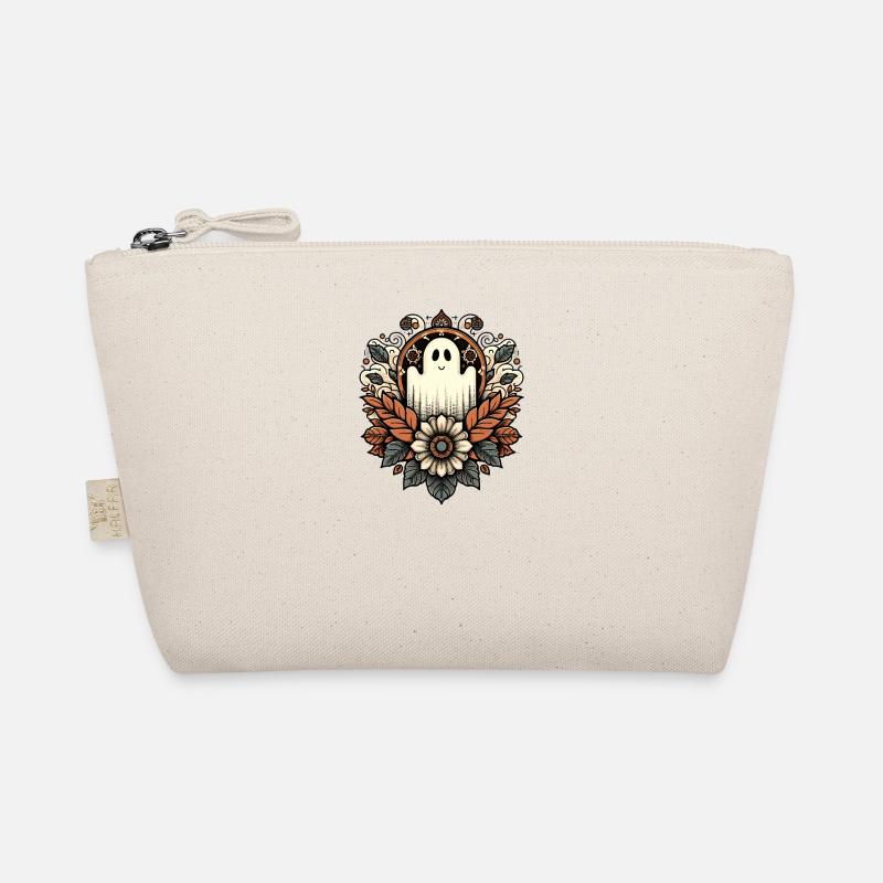 Cute ghost portrait Organic Pouch
