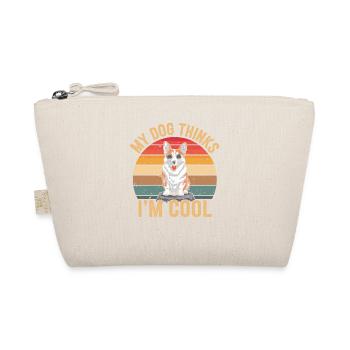 Corgi Mein Hund Denkt Das Ich Cool Bin - Bio-Täschchen - Natur - Vorne