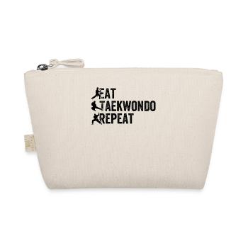 Eat Taekwondo Repeat - Taekwondo - Bio-Täschchen - Natur - Vorne