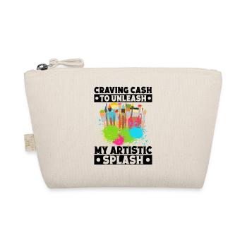 Cool Artist Unleash Artistic Splash Gift Idea - Organic Pouch - nature - Front