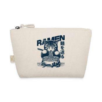 Ramen Katze - Bio-Täschchen - Natur - Vorne