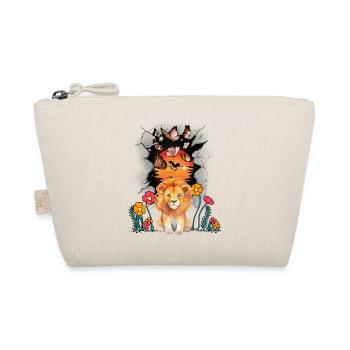 Nature Flowers Butterflies Lion Lions Children Child - Organic Pouch - nature - Front