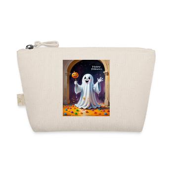 Fantôme joyeux avec citrouille - Trousse biologique - nature - Devant