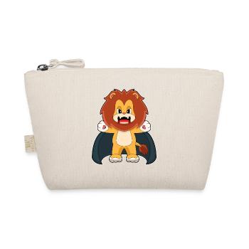 Lion Halloween Vampire - Organic Pouch - nature - Front