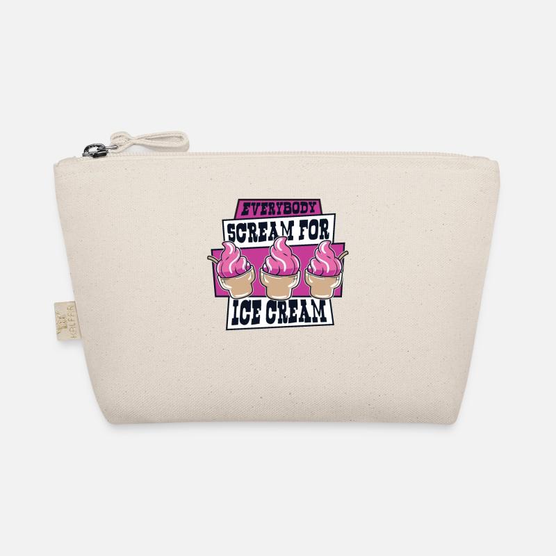 Everybody Scream For Ice Cream Maker Gelato Lover Organic Pouch