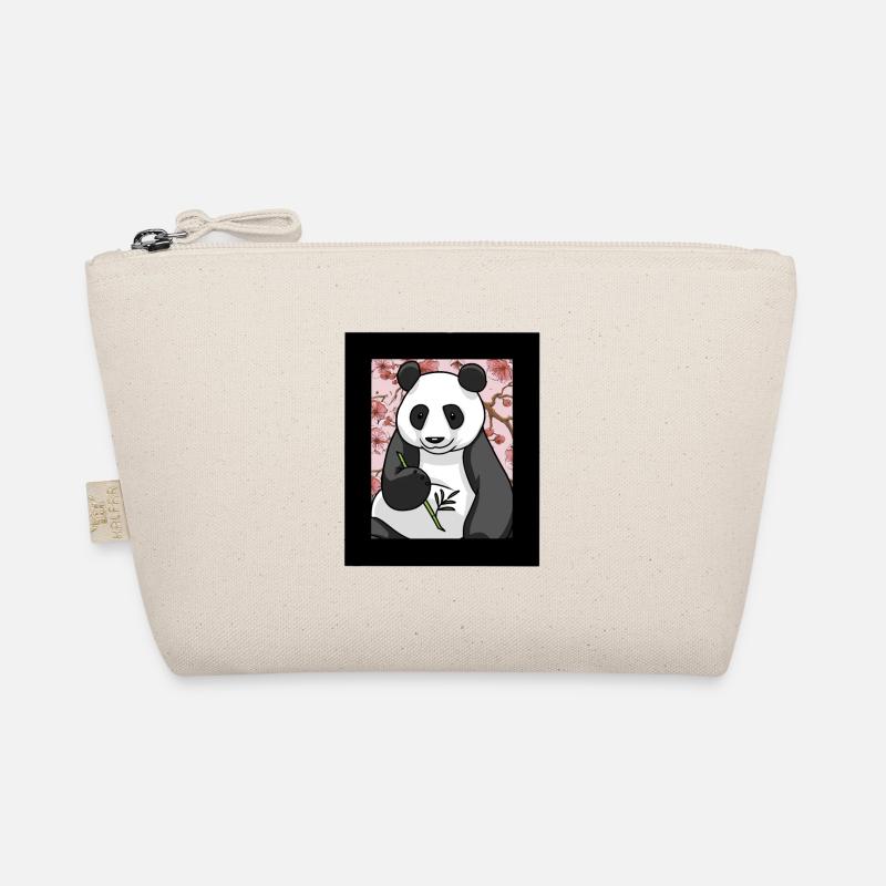 Panda Ours Panda Ours Chine Cerisier Fleur Asie Trousse biologique
