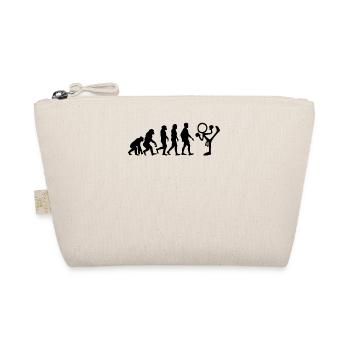 Funny Taekwondo Evolution stick figure - Organic Pouch - nature - Front