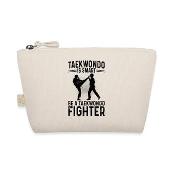 Taekwondo is smart Be a Taekwondo Fighter - Bio-Täschchen - Natur - Vorne
