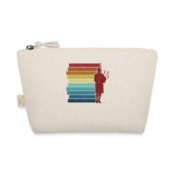 Retro Dudelsack Unterricht Blasrohr Great Highland - Bio-Täschchen - Natur - Vorne