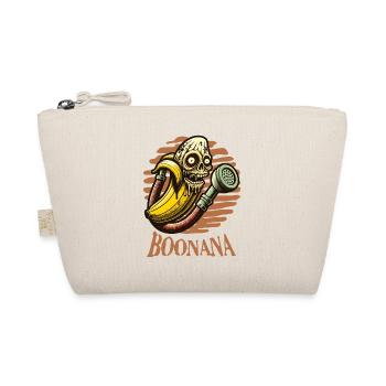 Funny Banana Zombie Banana Boonana Halloween - Organic Pouch - nature - Front