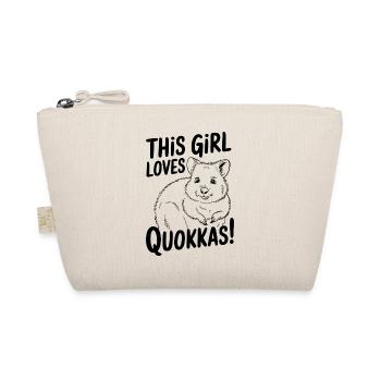 Quokka Disant Australie Drôle Quokka Cadeau - Trousse biologique - nature - Devant
