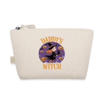 La petite sorcière de papa de la sorcière d’Halloween - Trousse biologique - nature - Devant