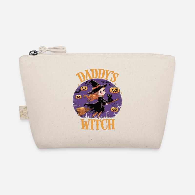 Halloween Witch Daddy's Little Witch Bio-Täschchen
