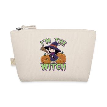 Halloween Witch I'm The Witch Halloween - Organic Pouch - nature - Front