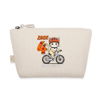 KATZE FAHRRAD ZACK VIER - Bio-Täschchen - Natur - Vorne