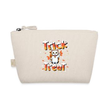 Adorable chat Trick or Treat Halloween - Trousse biologique - nature - Devant