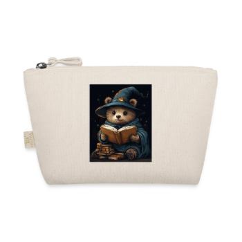 Halloween Gift Women Bear Men Kids Decoration - Organic Pouch - nature - Front