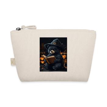 Halloween Gift Women Bear Men Kids Decoration - Organic Pouch - nature - Front
