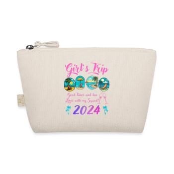 Mädelswochenende 2024 Frauen Mädelstrip Reise 2024 - Bio-Täschchen - Natur - Vorne