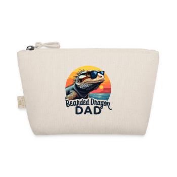Dragon barbu disant papa drôle dragon barbu cadeau - Trousse biologique - nature - Devant