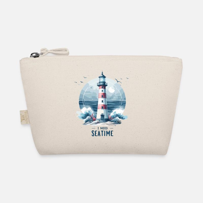 Ich brauche Meer Zeit Geschenk Bio-Täschchen