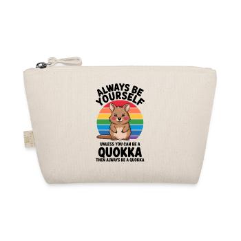 Quokka Disant Australie Drôle Quokka Cadeau - Trousse biologique - nature - Devant