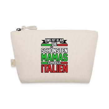 Italia Italiener Papa Vater Italienisch Italien - Bio-Täschchen - Natur - Vorne