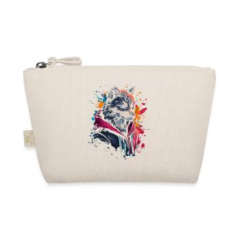 Hip Hop Wolf Vintage Streetwear urbain - Trousse biologique - nature - Devant