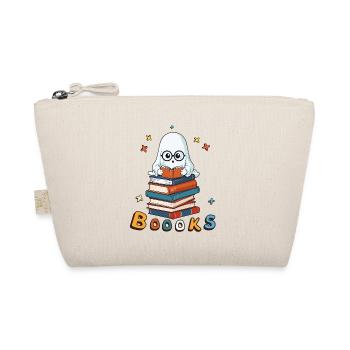 Mignon Drôle Livre Amoureux Fantôme - Trousse biologique - nature - Devant