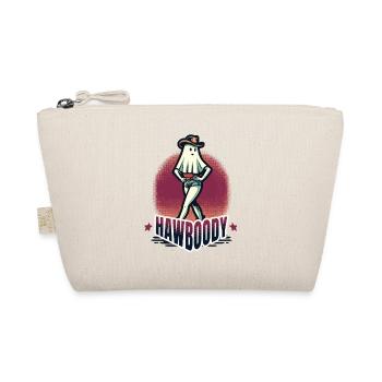 Cowboy Girl Ghost Funny Pun Saying - Organic Pouch - nature - Front