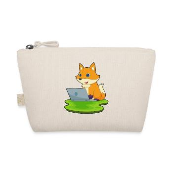 Fox Laptop - Organic Pouch - nature - Front