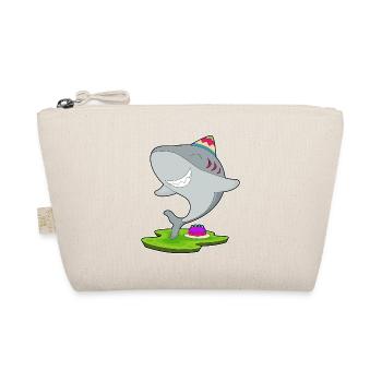 Gâteau d’anniversaire requin - Trousse biologique - nature - Devant