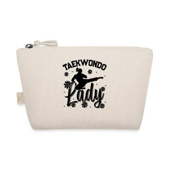 Taekwondo Lady - Organic Pouch - nature - Front