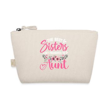 Promoted to Aunt Baby Pregnancy Announcement - Bio-Täschchen - Natur - Vorne