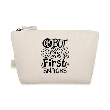 Snack Feinschmecker Essen Liebhaber - Bio-Täschchen - Natur - Vorne