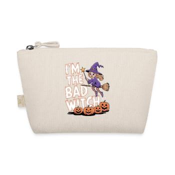 Sorcière d’Halloween Je suis la mauvaise sorcière - Trousse biologique - nature - Devant