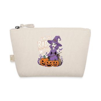Sorcière d’Halloween Je suis la mauvaise sorcière - Trousse biologique - nature - Devant