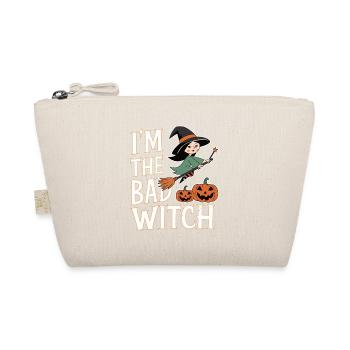Sorcière d’Halloween Je suis la mauvaise sorcière - Trousse biologique - nature - Devant
