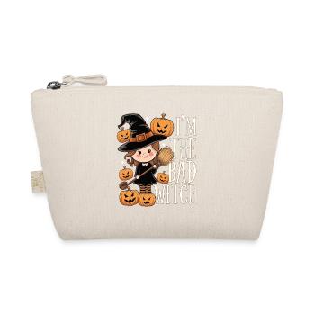 Sorcière d’Halloween Je suis la mauvaise sorcière - Trousse biologique - nature - Devant