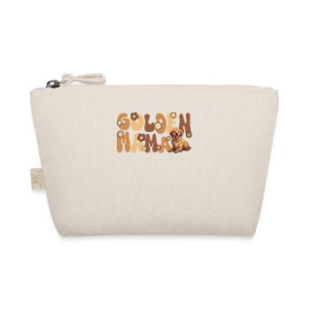 Golden Retriver Groovy Golden Mama - Organic Pouch - nature - Front
