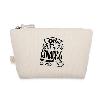 Snack Feinschmecker Essensliebhaber - Bio-Täschchen - Natur - Vorne