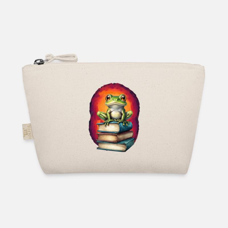 Frog Frogs Toad Child Kids Book Reading Organic Pouch
