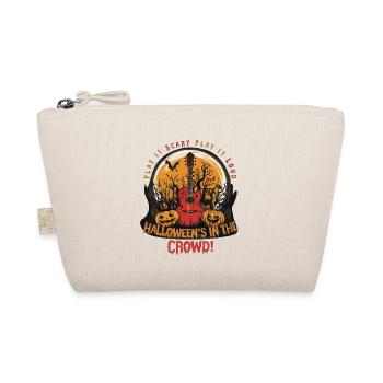 Guitar & Pumpkins for Halloween! - Organic Pouch - nature - Front