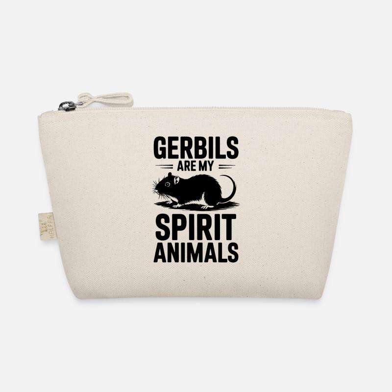 Love Gerbil Spruch Rennratte Rennmaus Geschenk Bio-Täschchen