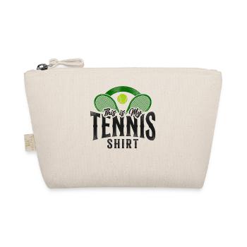 Funny Tennis Player Racket This Is - Organic Pouch - nature - Front